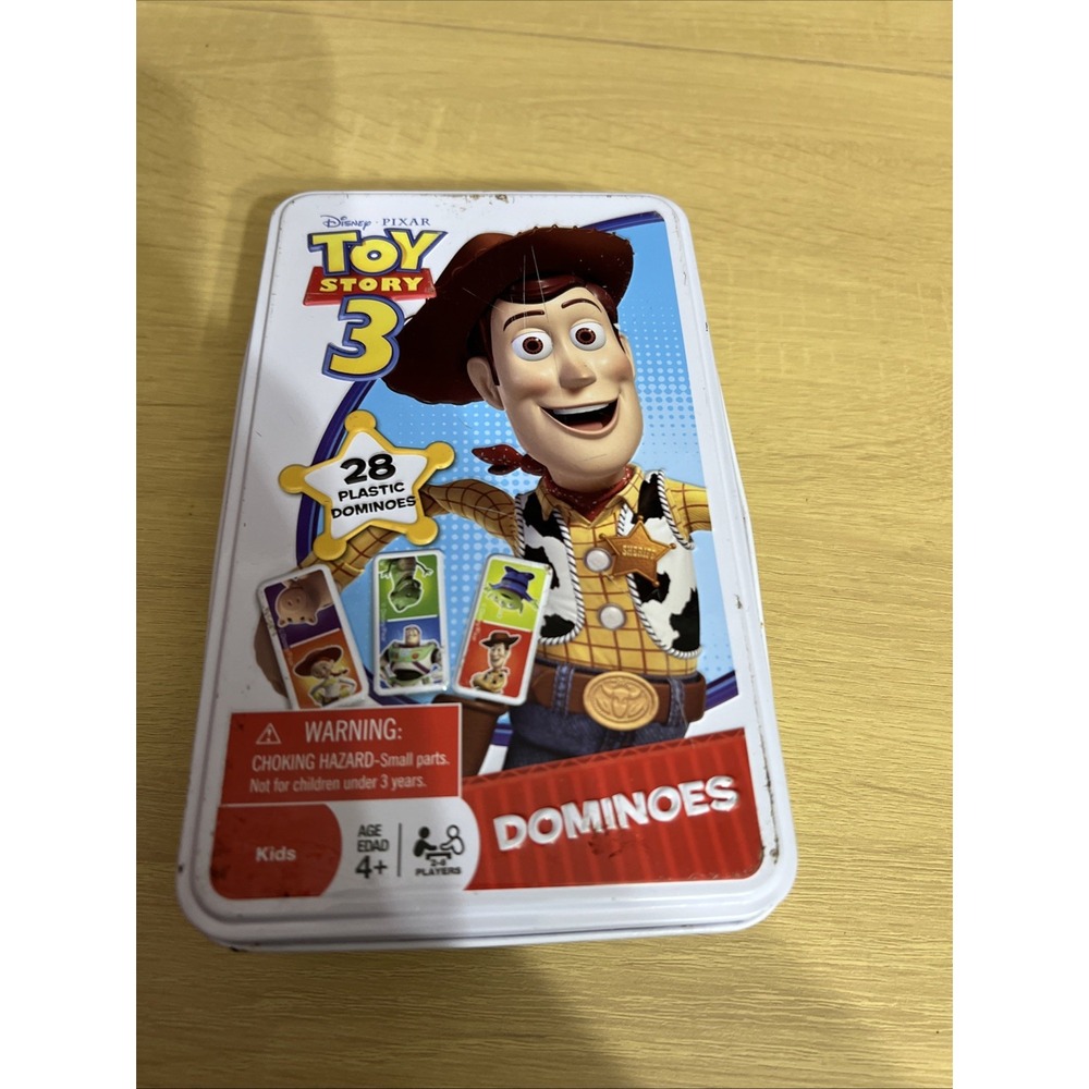 Toy Story 3 Dominoes Set in Collectible Tin Pixar Disney